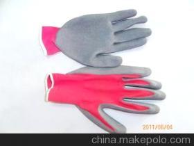 【【廠家直銷】安徽正和牌生產(chǎn)13針尼龍半浸膠乳膠出紋勞保手套】價格,廠家,圖片,防護手套,蚌埠市正和勞保用品-